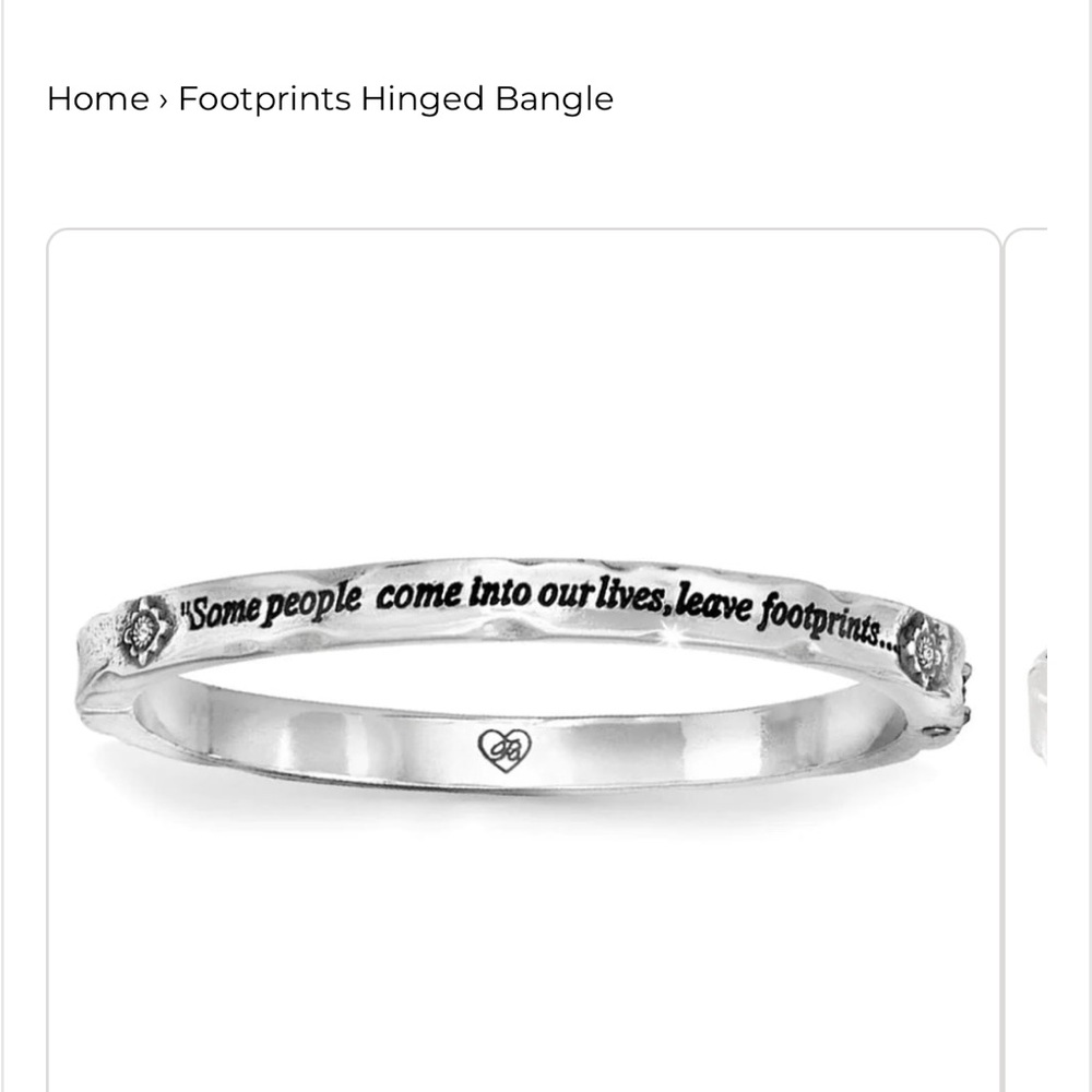 BRIGHTON silver bangle